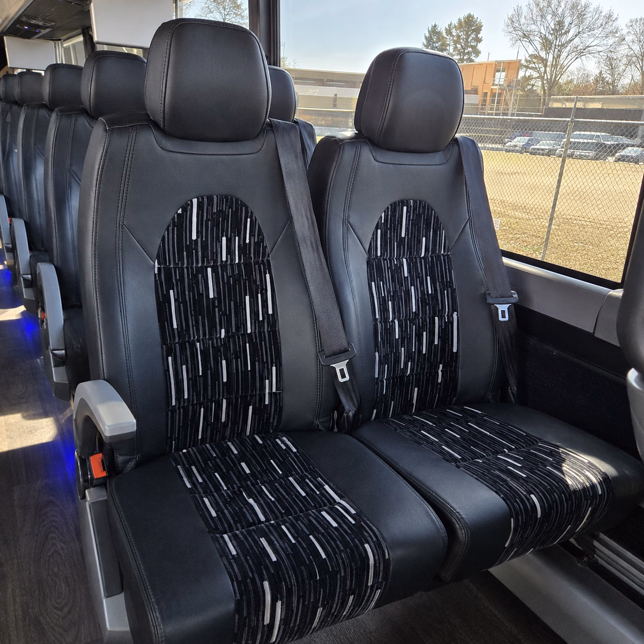 medford long distance transportation onboard seating